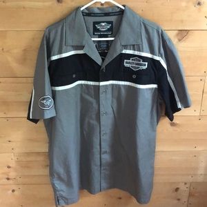 Harley-Davidson Men’s Short Sleeve Button Up